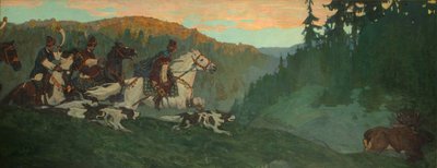 Morning Hunt of Grand Prince by Nikolai Konstantinowitsch Roerich