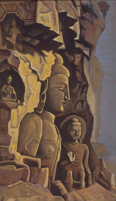 Yungang, 1937 by Nikolai Konstantinowitsch Roerich