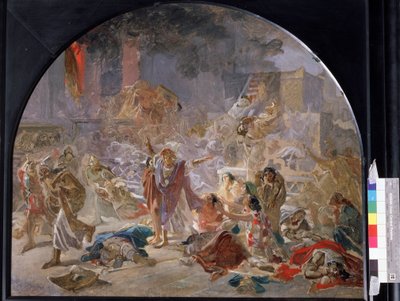 The Destruction of the Temple of Jerusalem by Nikolai Nikolajevitch Gay
