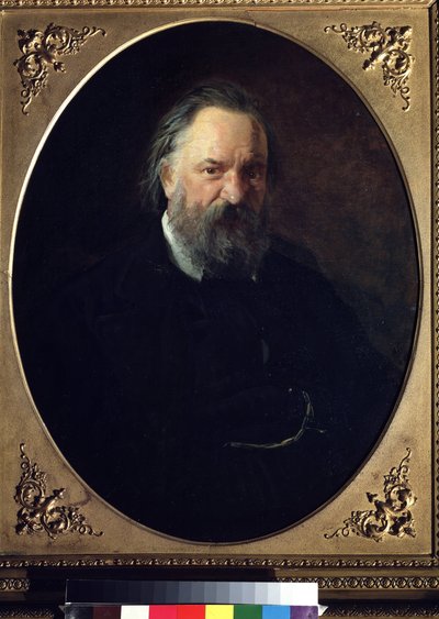 Portrait of the Writer Alexander Herzen by Nikolai Nikolajevitch Gay