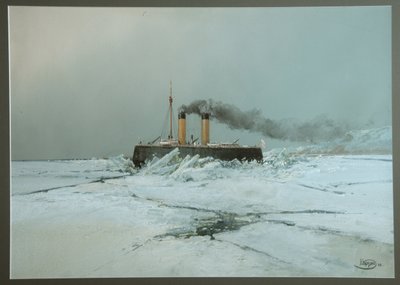 Icebreaker Yermak by Nikolai Nikolayevich Karasin