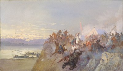 The Last Defeat of the Troops of Khan Kuchum by Nikolai Nikolayevich Karasin