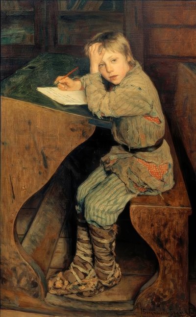 Sundays in a Village School by Nikolai P. Bogdanow Bjelski