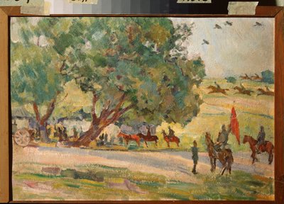 Manoeuvres Near Moscow by Nikolai Pavlovich Ulyanov