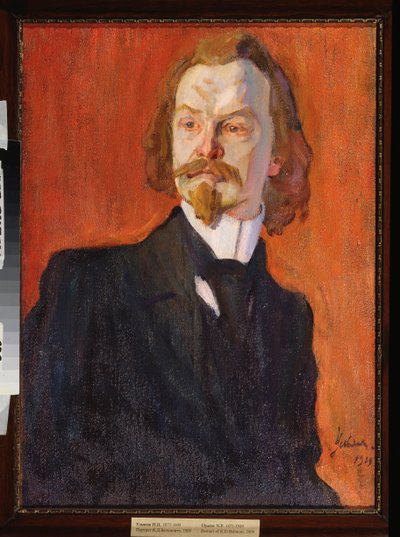 Portrait of the Poet Konstantin Balmont by Nikolai Pavlovich Ulyanov