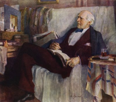 Portrait of Russian Actor and Theatre Director Konstantin Stanislavski at Work by Nikolai Pavlovich Ulyanov