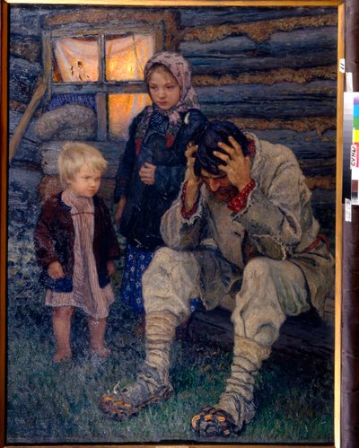 Mourning by Nikolai Petrovich Bogdanov Belsky