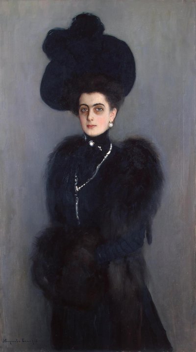 Portrait of Countess Maria Pavlovna Abamelik-Lazareva, née Demidova, Princess San Donato by Nikolai Petrovich Bogdanov Belsky