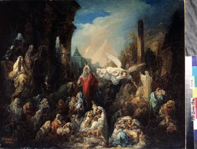 The Angel of Death Killing First Born Egyptians by Nikolai Petrovich Lomtev