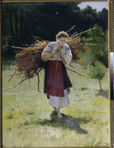 From the Forest (Painting by Nikolai Kornilovich Pimonenko) by Nikolai Pimonenko
