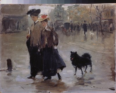 A Stroll by Nikolai Pimonenko
