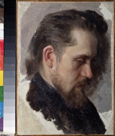 Portrait of the Author N. Pomyalovsky by Nikolai Vasilievich Nevrev