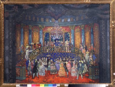 Ball. (Evening of the Aristocratic Society in a Russian Palace) by Nikolaj Nikolaevic Sapunov