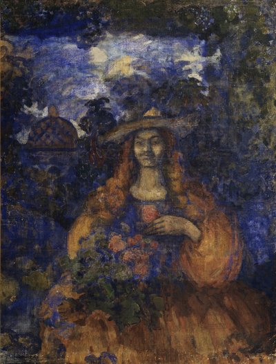 Design for the opera Carmen by G. Bizet by Nikolaj Nikolaevic Sapunov
