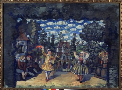Hotel at the Green Bull by Nikolaj Nikolaevic Sapunov