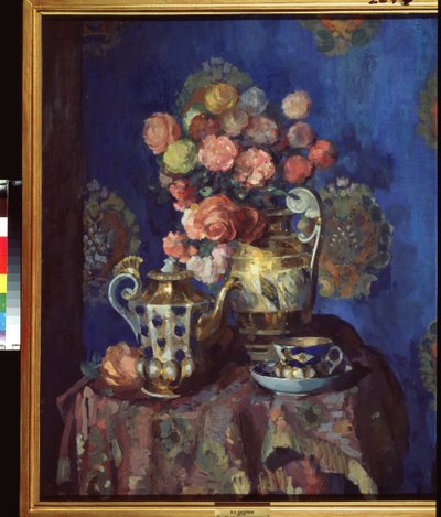 Still Life with Flowers by Nikolaj Nikolaevic Sapunov
