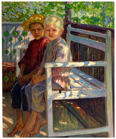 Children, late 19th or 20th century by Nikolaj Petrovic Bogdanov Bel