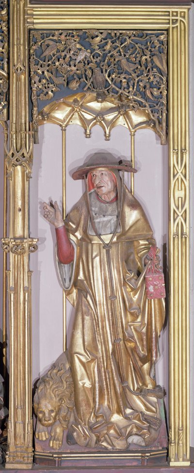 The Isenheim Altarpiece, Saint Jerome by Nikolaus Hagenauer