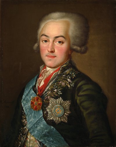 Portrait of Count Nikolai Petrovich Sheremetev, 1798 by Nikolay Ivanovich Argunov