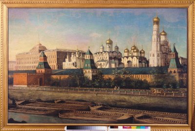 View of the Kremlin in Moscow by Nikolay Ivanovich Podklyuchnikov
