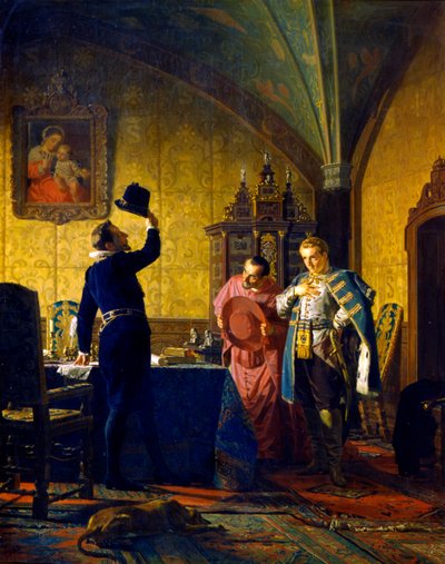 False Dmitry Takes an Oath of Allegiance to King Sigismund III Vasa by Nikolay Nevryov