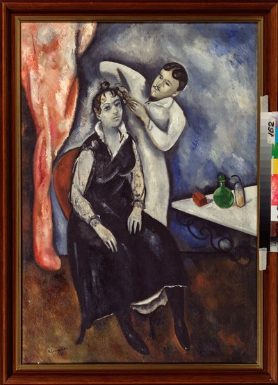 Hairdresser by Nikolay Vladimirovic Sinezubov