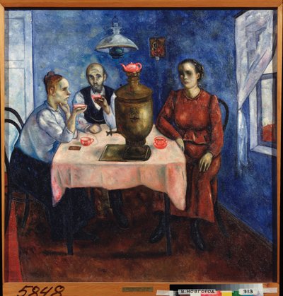 Tea Drinking by Nikolay Vladimirovic Sinezubov