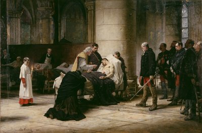 Death of a Hero, 1888 by Nils Forsberg the Elder