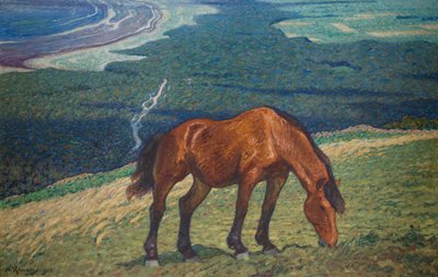 Grazing Horse by Nils Kreuger