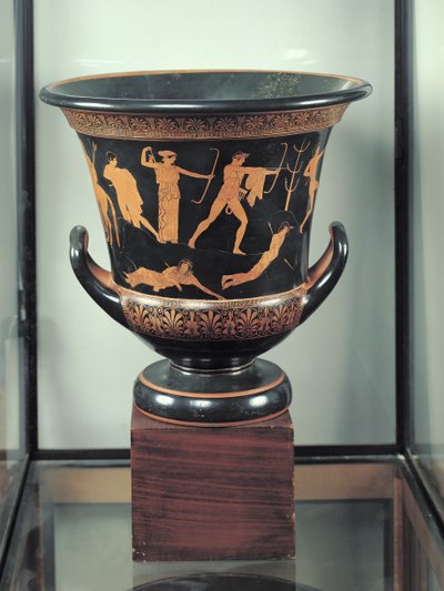 Attic Red-Figure Calyx-Krater Depicting the Death of the Niobids by Niobid Painter