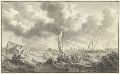 Dike Breach at Kampen, 1775 by Noach van der Meer (II)