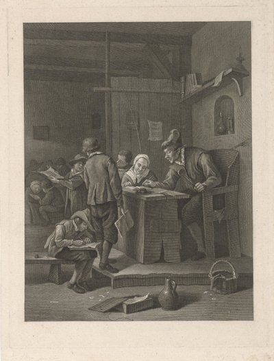 Classroom with Teacher and Children by Noach van der Meer (II)