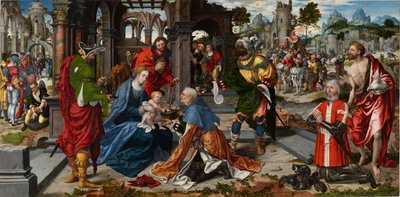 The Adoration of the Magi with the Donor Philippe de Villiers de l’Isle-Adam by Noel Bellemare