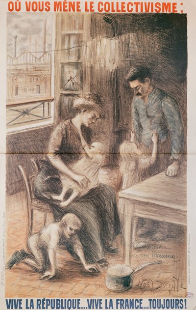 A Factory Workers House, election poster by Noel Dorville