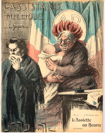 Cover of The Butter Plate, Satirical in Colors by Noel Dorville