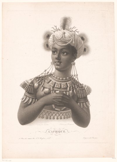 Personification of Africa by Noel Francois Bertrand
