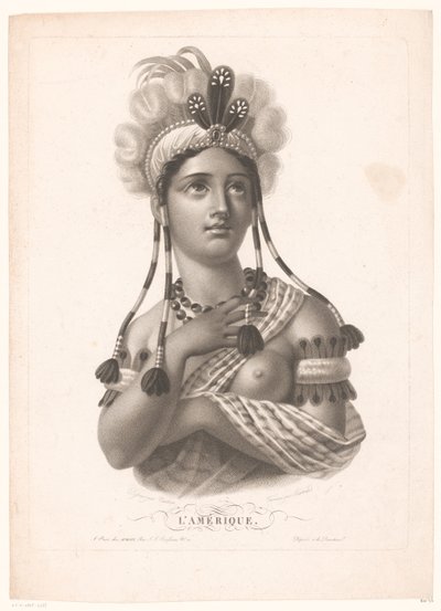 Personification of America by Noel Francois Bertrand