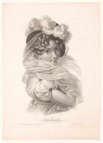 Personification of Europe by Noel Francois Bertrand