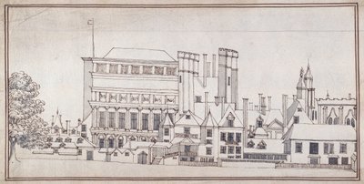 Whitehall with the Holbein Gate and Inigo Jones