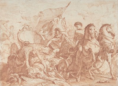 Fall of Antiochus From His Chariot by Noel Halle