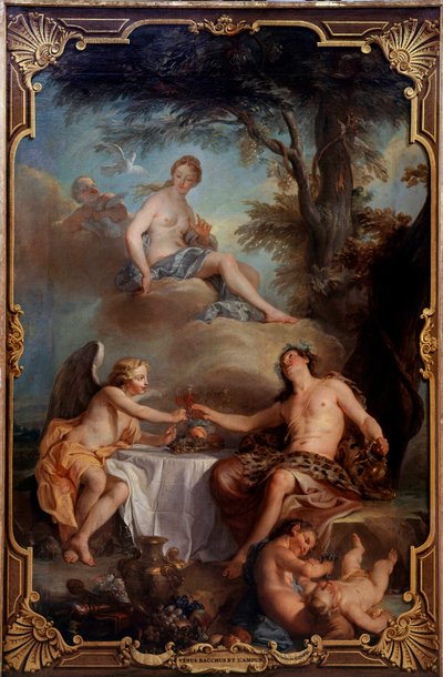 Venus, Bacchus and Love by Noel Nicholas Coypel