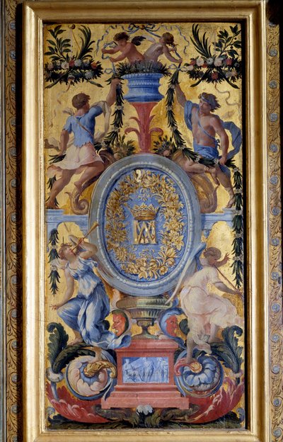 Decorative panel of the cabinet of the Marechale de La Meilleraye by Noel Quillerier