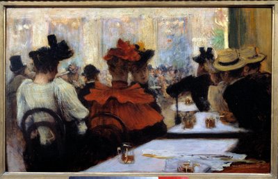 At the cafe concert by Norbert Goeneutte