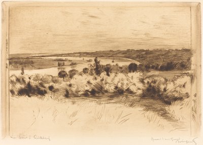 The Seine at Quilleboeuf by Norbert Goeneutte