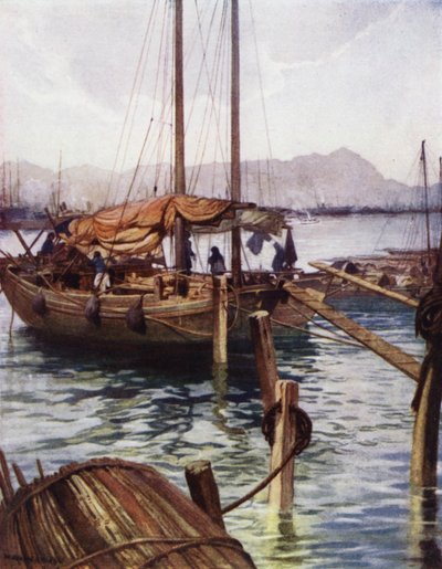 China: Hong Kong harbour by Norman Hardy