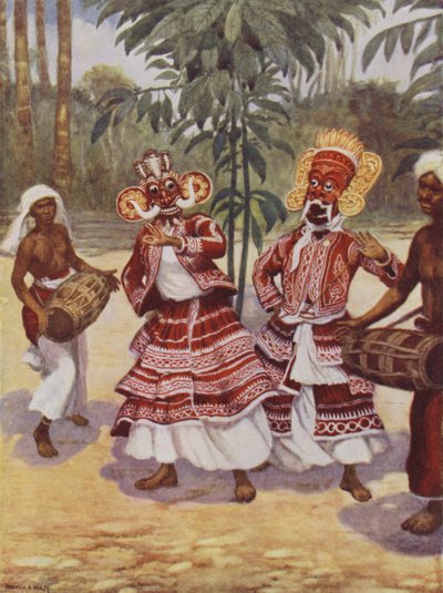 Sinhalese Devil-Dancers by Norman Hardy