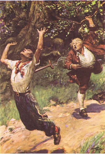 It Struck Poor Tom Point Foremost, from Treasure Island by Norman Mills Price