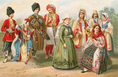 West Aryan Types of Eastern and Northern Europe by North American