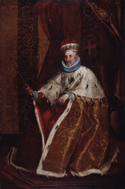 Portrait of Genoese Doge Leonardo della Torre by Northern Italian School