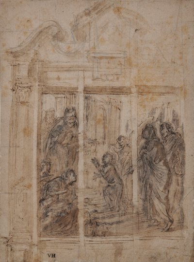 The Presentation of the Virgin at the Temple by Northern Italian School